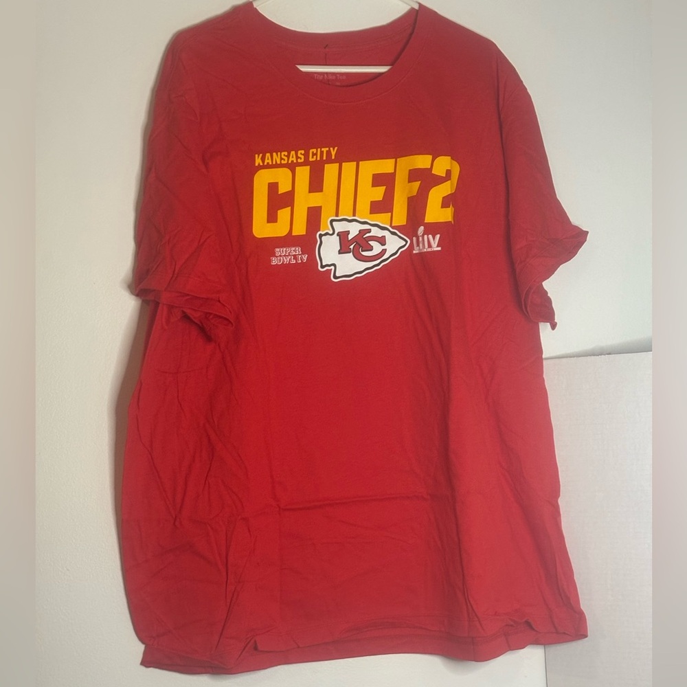 Nike Kansas City Chiefs men’s red superbowl t shirt NEW sz 3X